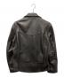 MR.OLIVE (ミスターオリーブ) シープレザーダブルジャケット ブラック サイズ:Ｓ：18000円