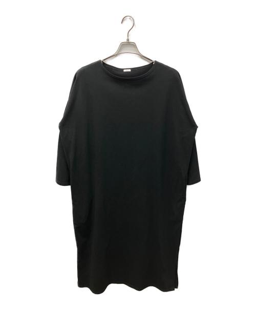 ichi（イチ）ichi (イチ) カットソーワンピース ブラック サイズ:FREEの古着・服飾アイテム