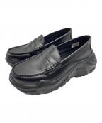 AKIKOAOKIアキコアオキ）の古着「Regulated Gravity/レギュレートグラビティ ローファー」｜ブラック