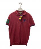 Rugby Ralph Laurenラグビーラルフローレン）の古着「ビッグラガーマンポロシャツ」｜バーガンディー