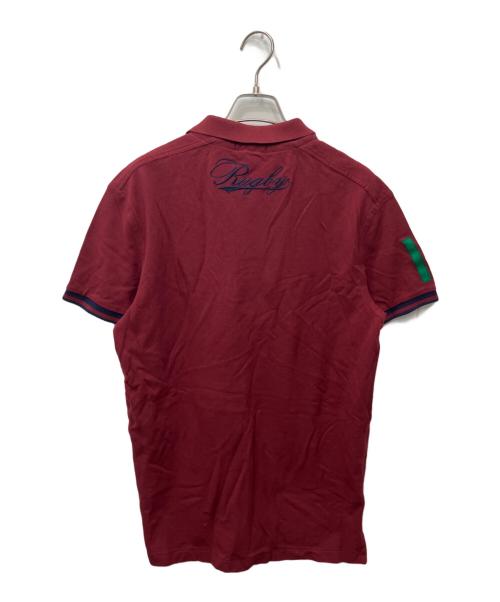 Rugby Ralph Lauren（ラグビーラルフローレン）Rugby Ralph Lauren (ラグビーラルフローレン) ビッグラガーマンポロシャツ バーガンディー サイズ:M 未使用品の古着・服飾アイテム