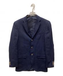 POLO RALPH LAUREN（ポロ・ラルフローレン）の古着「ヘリンボーン3Bジャケット」｜ネイビー