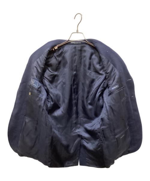 POLO RALPH LAUREN（ポロ・ラルフローレン）POLO RALPH LAUREN (ポロ・ラルフローレン) ヘリンボーン3Bジャケット ネイビー サイズ:36の古着・服飾アイテム