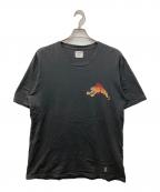 WACKO MARIAワコマリア）の古着「タイガープリントTシャツ」｜ブラック