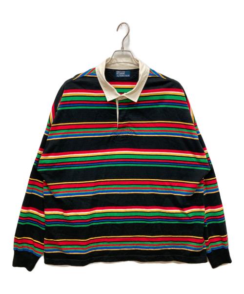 SAINT MICHAEL（セントマイケル）SAINT MICHAEL (セントマイケル) RUGGER SHIRT MULTI/ラガーシャツマルチ マルチカラー サイズ:Lの古着・服飾アイテム