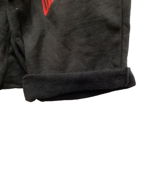 SAINT MICHAEL（セントマイケル）SAINT MICHAEL (セントマイケル) ロゴスウェットハーフパンツ ブラック サイズ:Mの古着・服飾アイテム