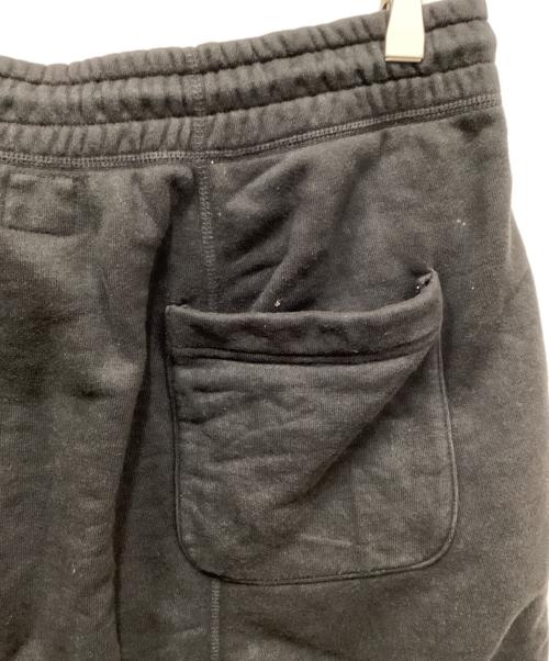 SAINT MICHAEL（セントマイケル）SAINT MICHAEL (セントマイケル) ロゴスウェットハーフパンツ ブラック サイズ:Mの古着・服飾アイテム