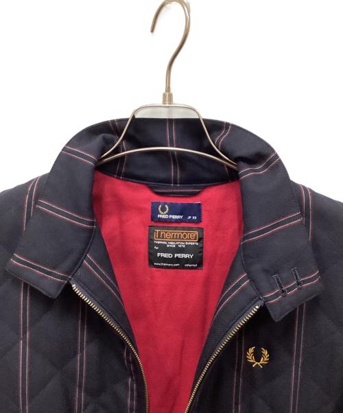 FRED PERRY（フレッドペリー）FRED PERRY (フレッドペリー) キルティングスイングトップ ネイビー サイズ:XSの古着・服飾アイテム