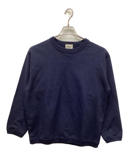 JACKMAN（ジャックマン）JACKMAN (ジャックマン) Dotsume Rib LS T-shirt/ドツメリブ ネイビー サイズ:Sの古着・服飾アイテム