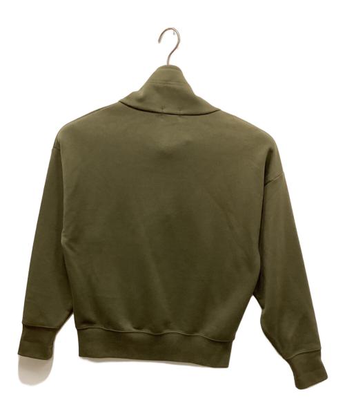 POLO RALPH LAUREN（ポロ・ラルフローレン）POLO RALPH LAUREN (ポロ・ラルフローレン) TECH 1/2 ZIP-LONG SLEEVE-KNIT/ジップロングスリーブニット オリーブ サイズ:Sの古着・服飾アイテム