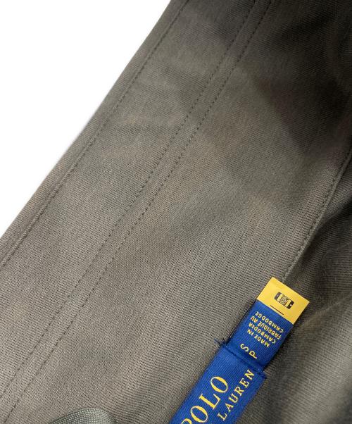 POLO RALPH LAUREN（ポロ・ラルフローレン）POLO RALPH LAUREN (ポロ・ラルフローレン) TECH 1/2 ZIP-LONG SLEEVE-KNIT/ジップロングスリーブニット オリーブ サイズ:Sの古着・服飾アイテム
