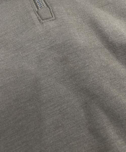 POLO RALPH LAUREN（ポロ・ラルフローレン）POLO RALPH LAUREN (ポロ・ラルフローレン) TECH 1/2 ZIP-LONG SLEEVE-KNIT/ジップロングスリーブニット オリーブ サイズ:Sの古着・服飾アイテム