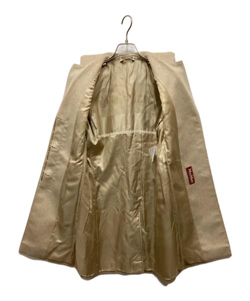 Max Mara Studio（マックスマーラ ストゥディオ）Max Mara Studio (マックスマーラ ストゥディオ) カシミヤコート ベージュ サイズ:34の古着・服飾アイテム