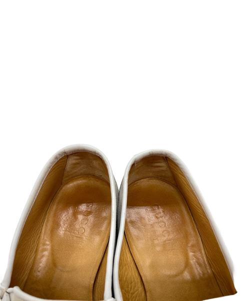 GUCCI（グッチ）GUCCI (グッチ) ビットローファー アイボリー サイズ:39の古着・服飾アイテム