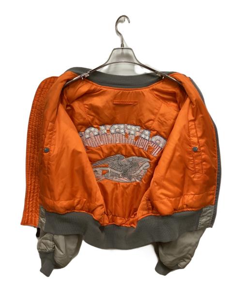 PATRIOT UNIFORMS（パトリオットユニフォームス）PATRIOT UNIFORMS (パトリオットユニフォームス) MA-1フライトジャケット グリーン サイズ:Mの古着・服飾アイテム