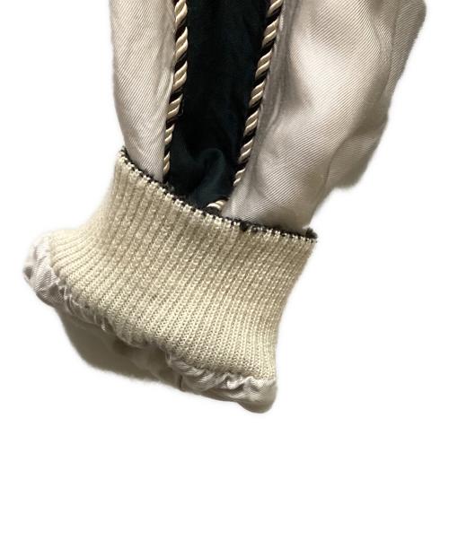 BEAMS（ビームス）BEAMS (ビームス) TAILOR東洋 (テーラートウヨウ) リバーシブルスカジャン ダークグリーン×ホワイト サイズ:Lの古着・服飾アイテム