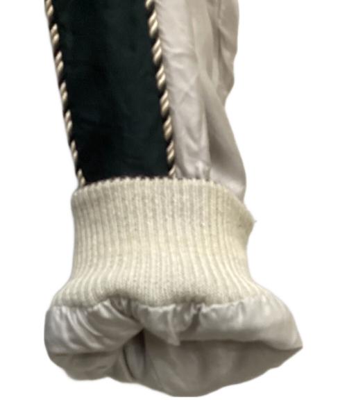 BEAMS（ビームス）BEAMS (ビームス) TAILOR東洋 (テーラートウヨウ) リバーシブルスカジャン ダークグリーン×ホワイト サイズ:Lの古着・服飾アイテム