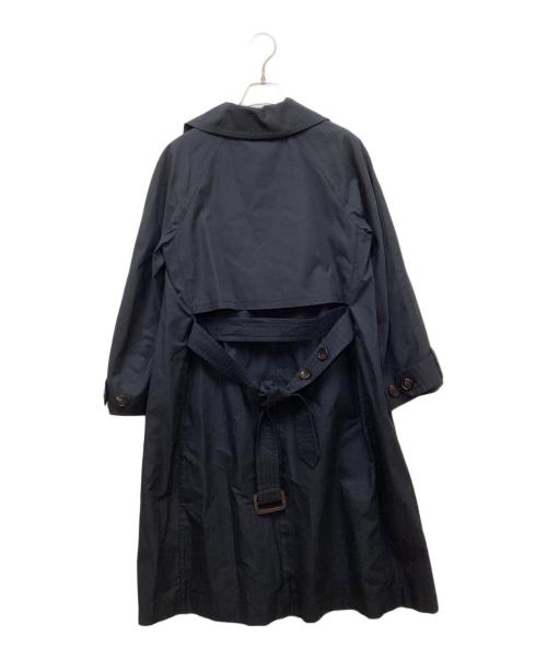 MaxMara（マックスマーラ）MaxMara (マックスマーラ) the cube トレンチコート ネイビー サイズ:34の古着・服飾アイテム