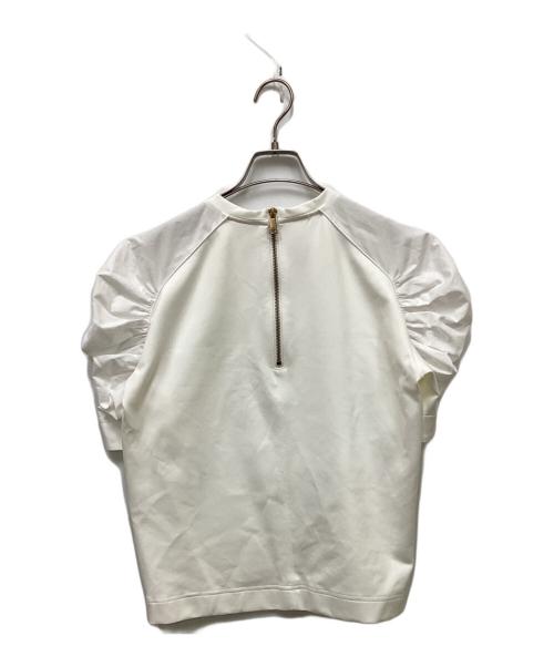 MaxMara（マックスマーラ）MaxMara (マックスマーラ) マンティデ テクニカルジャージーTシャツ ホワイト サイズ:Sの古着・服飾アイテム