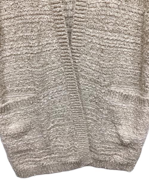 MaxMara（マックスマーラ）MaxMara (マックスマーラ) コットンブレンドポケットカーディガン アイボリー サイズ:Sの古着・服飾アイテム