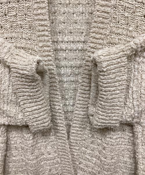 MaxMara（マックスマーラ）MaxMara (マックスマーラ) コットンブレンドポケットカーディガン アイボリー サイズ:Sの古着・服飾アイテム