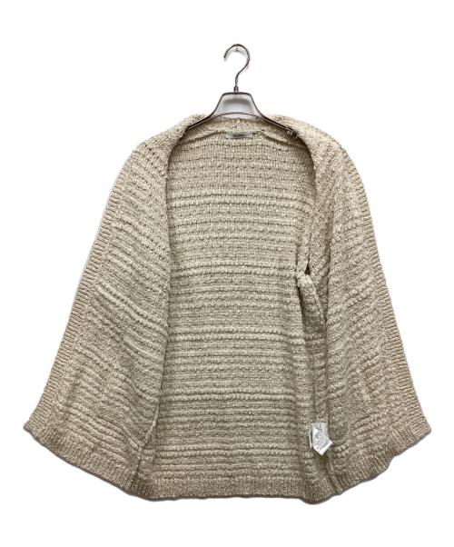 MaxMara（マックスマーラ）MaxMara (マックスマーラ) コットンブレンドポケットカーディガン アイボリー サイズ:Sの古着・服飾アイテム