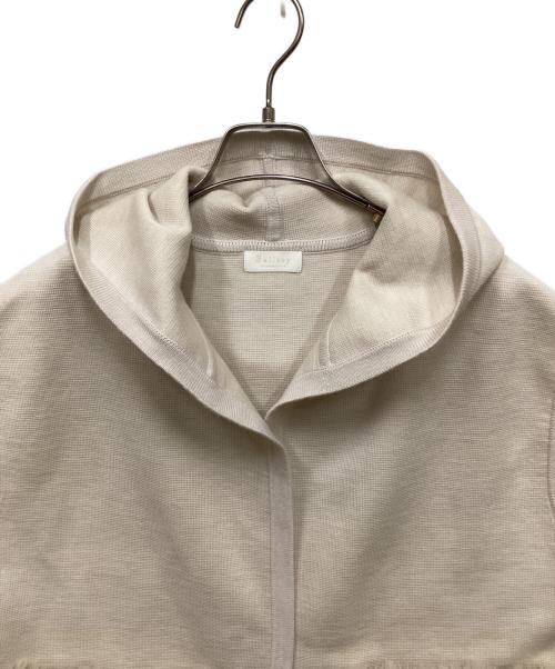 BALLSEY（ボールジィ）BALLSEY (ボールジィ) ウールポリエステルミラノリブフーディジレ アイボリー サイズ:Sの古着・服飾アイテム