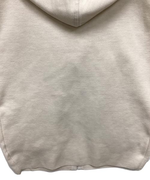 BALLSEY（ボールジィ）BALLSEY (ボールジィ) ウールポリエステルミラノリブフーディジレ アイボリー サイズ:Sの古着・服飾アイテム