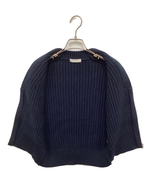 MACPHEE（マカフィー）MACPHEE (マカフィー) ハイブリッドコットン ジップアップベスト ネイビー サイズ:Sの古着・服飾アイテム