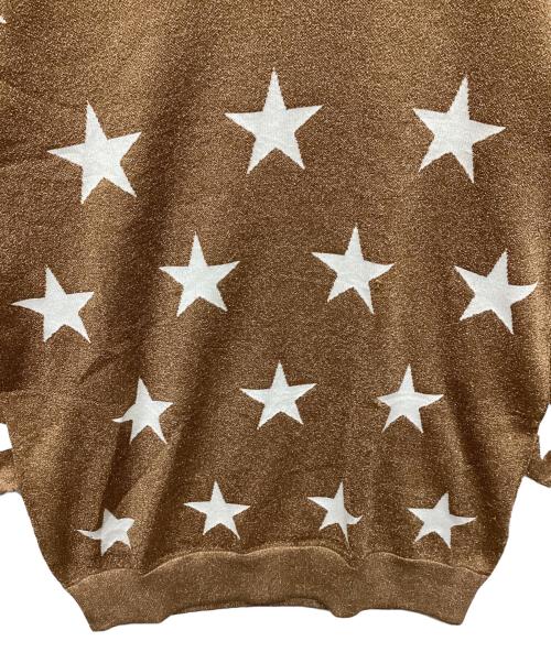 DOUBLE STANDARD CLOTHING（ダブルスタンダードクロージング）DOUBLE STANDARD CLOTHING (ダブルスタンダードクロージング) ラメジャガードニット ブラウン サイズ:FREEの古着・服飾アイテム