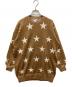 DOUBLE STANDARD CLOTHING（ダブルスタンダードクロージング）の古着「ラメジャガードニット」｜ブラウン