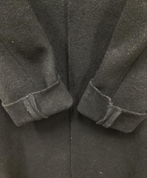 lien（リアン）LIEN (リアン) カシミヤ混メルトンコート ブラック サイズ:FREEの古着・服飾アイテム