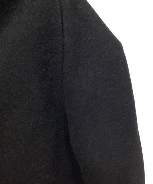 lien（リアン）LIEN (リアン) カシミヤ混メルトンコート ブラック サイズ:FREEの古着・服飾アイテム