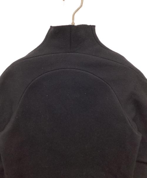 lien（リアン）LIEN (リアン) カシミヤ混メルトンコート ブラック サイズ:FREEの古着・服飾アイテム