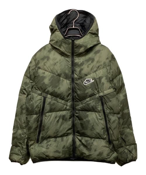 NIKE（ナイキ）NIKE (ナイキ) ウィンドランナーダウンジャケット グリーン サイズ:Lの古着・服飾アイテム