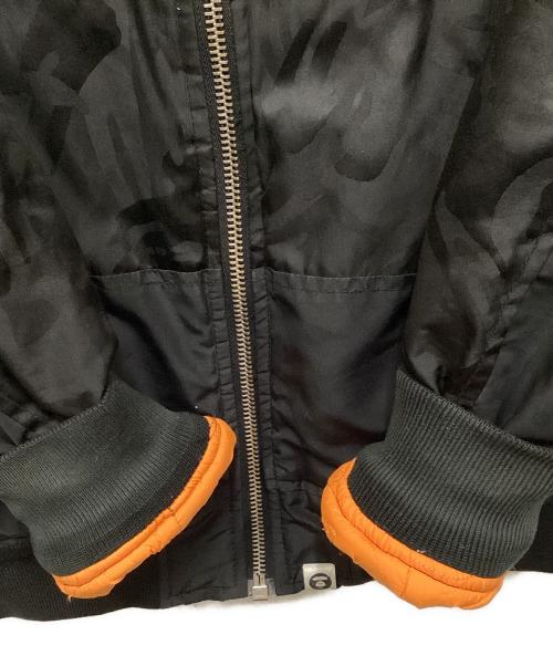 Aape BY A BATHING APE（エーエイプ バイ アベイシングエイプ）AAPE BY A BATHING APE (エーエイプ バイ アベイシングエイプ) フライトジャケット ブラック サイズ:Lの古着・服飾アイテム