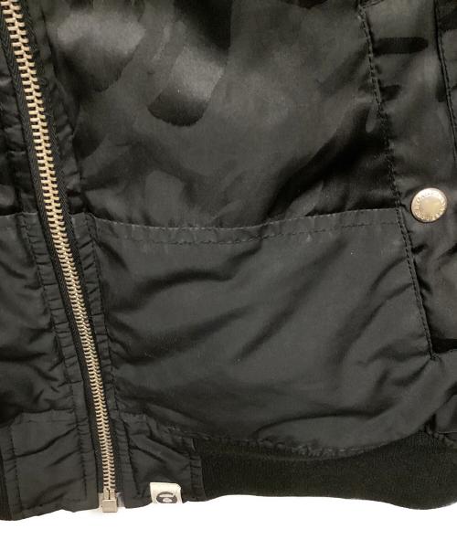 Aape BY A BATHING APE（エーエイプ バイ アベイシングエイプ）AAPE BY A BATHING APE (エーエイプ バイ アベイシングエイプ) フライトジャケット ブラック サイズ:Lの古着・服飾アイテム