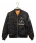 AAPE BY A BATHING APE（エーエイプ バイ アベイシングエイプ）の古着「フライトジャケット」｜ブラック