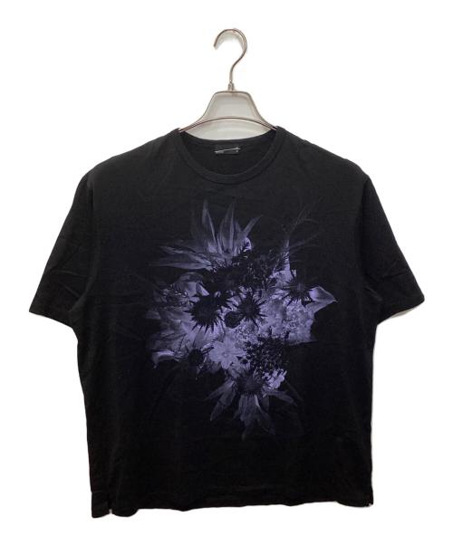 LAD MUSICIAN（ラッドミュージシャン）LAD MUSICIAN (ラッドミュージシャン) 花柄Ｔシャツ ブラック サイズ:42の古着・服飾アイテム