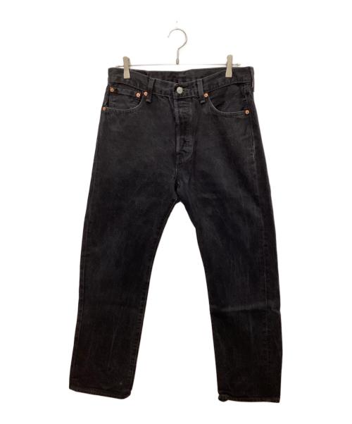 LEVI'S（リーバイス）LEVI'S (リーバイス) ボタンフライブラックデニムパンツ ブラック サイズ:83.5cm (W33)の古着・服飾アイテム