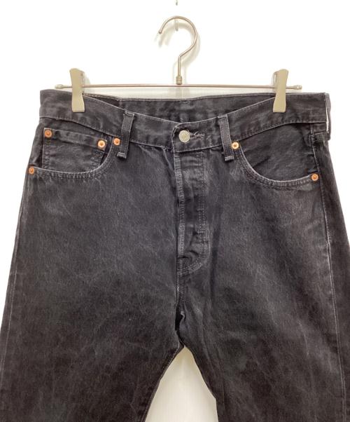 LEVI'S（リーバイス）LEVI'S (リーバイス) ボタンフライブラックデニムパンツ ブラック サイズ:83.5cm (W33)の古着・服飾アイテム