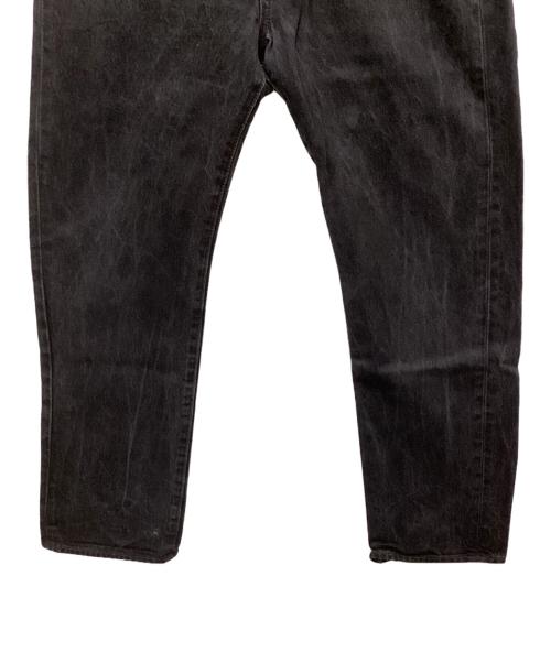 LEVI'S（リーバイス）LEVI'S (リーバイス) ボタンフライブラックデニムパンツ ブラック サイズ:83.5cm (W33)の古着・服飾アイテム