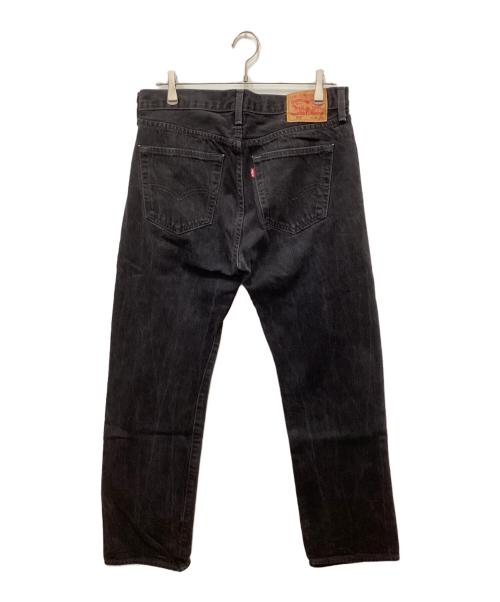 LEVI'S（リーバイス）LEVI'S (リーバイス) ボタンフライブラックデニムパンツ ブラック サイズ:83.5cm (W33)の古着・服飾アイテム