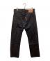 LEVI'S (リーバイス) ボタンフライブラックデニムパンツ ブラック サイズ:83.5cm (W33)：5000円