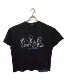 FARFROMWHAT（ファーフロムワット）の古着「Tシャツ」｜ブラック