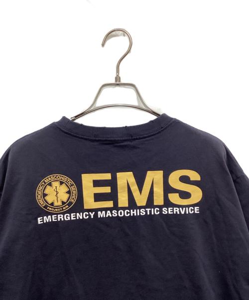 PROJECT G/R（プロジェクト ジーアール）PROJECT G/R (プロジェクト ジーアール) EMS WASHED T-SHIRT ネイビー サイズ:1の古着・服飾アイテム