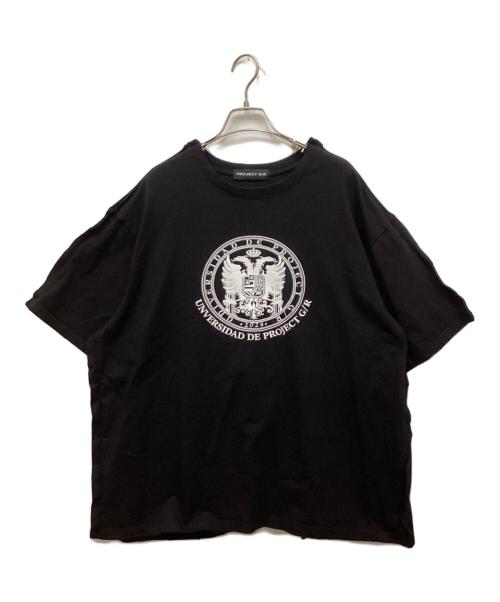 PROJECT G/R（プロジェクト ジーアール）PROJECT G/R (プロジェクト ジーアール) “UNIVERSIDAD” BLACK GRAILZ TEE ブラック サイズ:1の古着・服飾アイテム