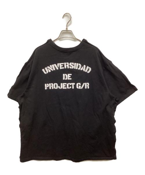 PROJECT G/R（プロジェクト ジーアール）PROJECT G/R (プロジェクト ジーアール) “UNIVERSIDAD” BLACK GRAILZ TEE ブラック サイズ:1の古着・服飾アイテム