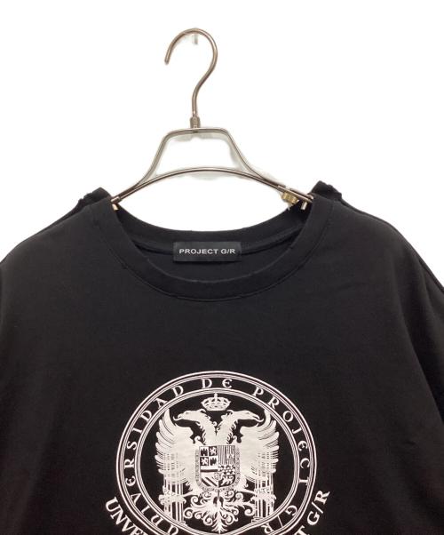 PROJECT G/R（プロジェクト ジーアール）PROJECT G/R (プロジェクト ジーアール) “UNIVERSIDAD” BLACK GRAILZ TEE ブラック サイズ:1の古着・服飾アイテム