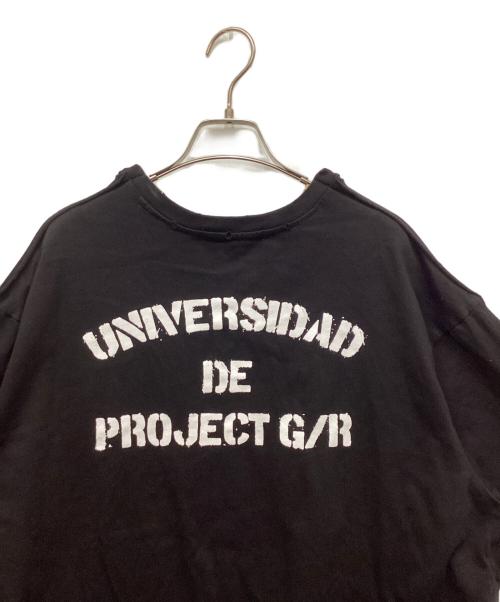 PROJECT G/R（プロジェクト ジーアール）PROJECT G/R (プロジェクト ジーアール) “UNIVERSIDAD” BLACK GRAILZ TEE ブラック サイズ:1の古着・服飾アイテム